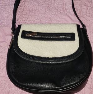 Express faux leather purse